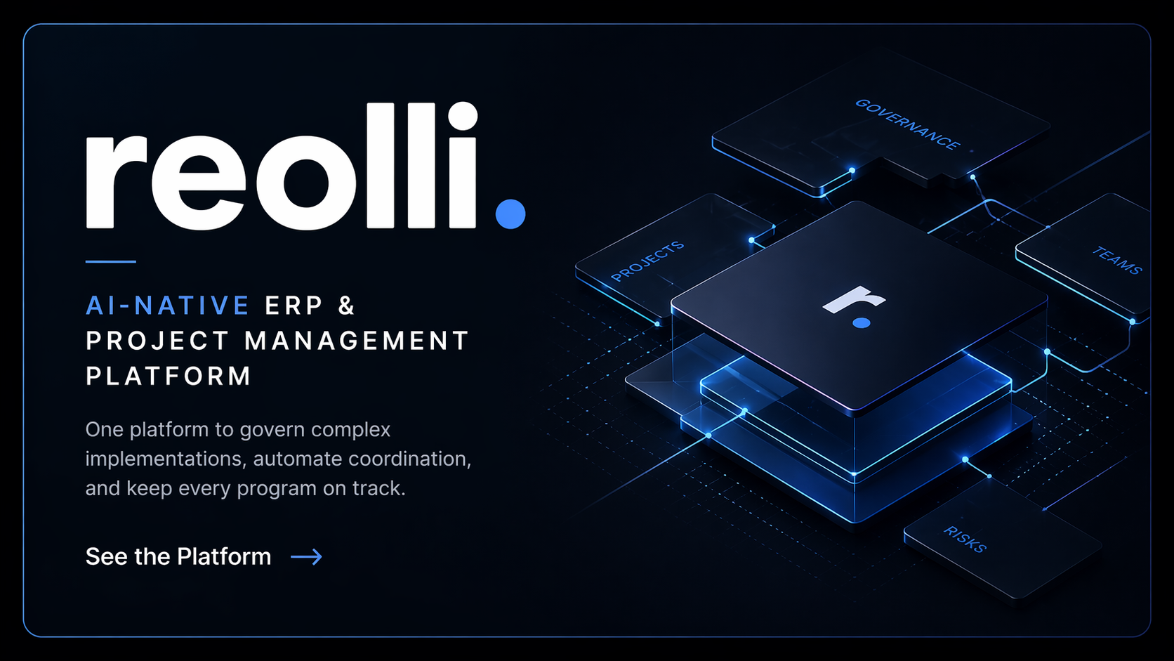 Reolli — AI-Native ERP & Project Management